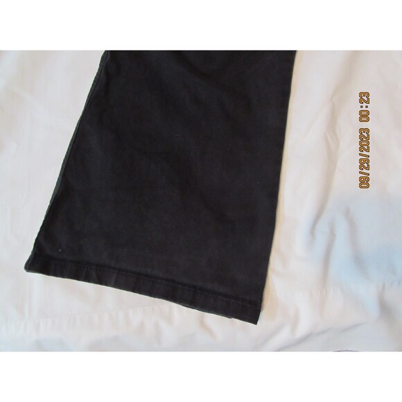 Gloria Vanderbilt Made in Jordan black jean pants back pockets stretch size 14 - Picture 10 of 14